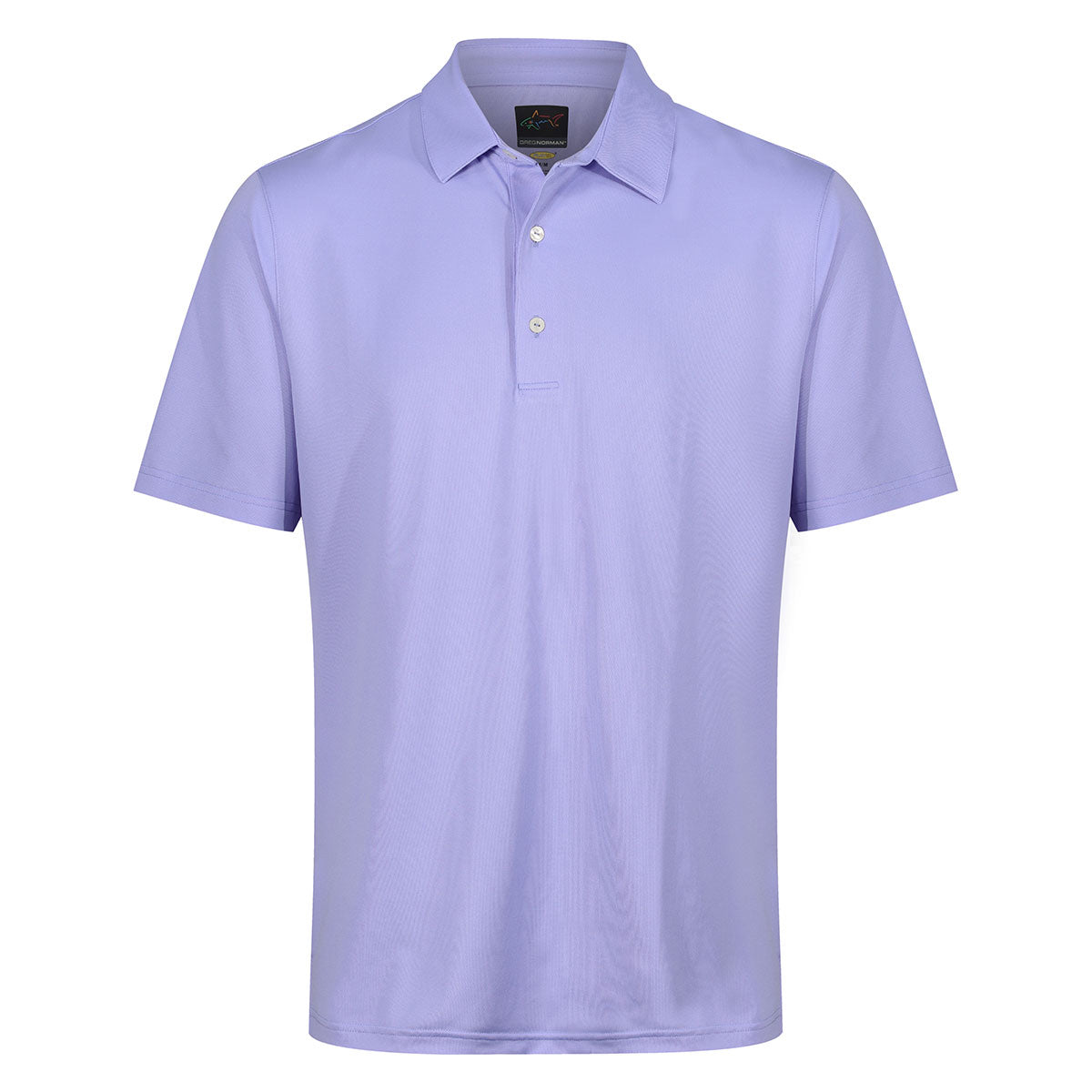 Greg Norman Men s Neck Logo Stretch Golf Polo Shirt