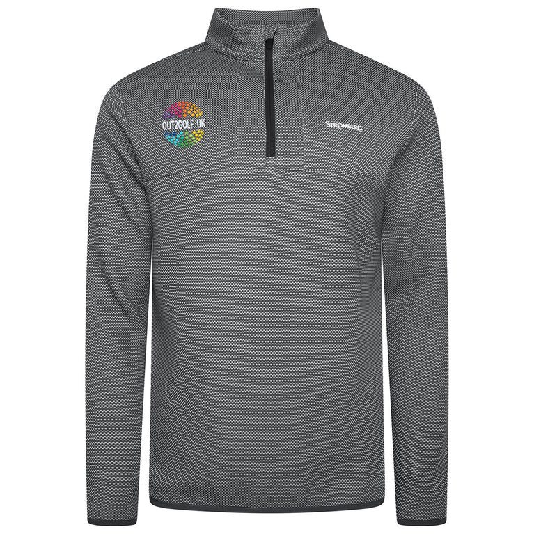 Out 2 Golf Stromberg Men's Meltham Half Zip Golf Mid Layer