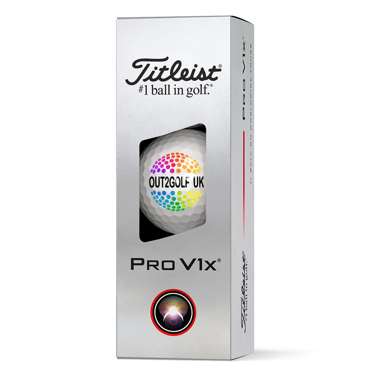 Out 2 Golf Titleist Pro V1x 3 Golf Ball Pack