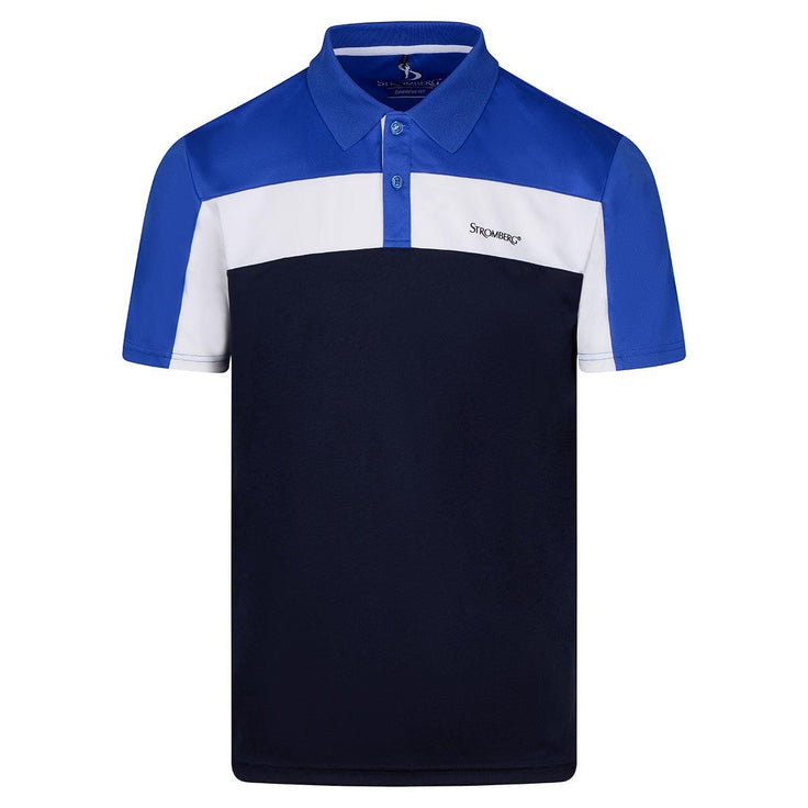 Stromberg Men's Drift Colour Block Golf Polo Shirt