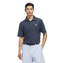 Adidas Men's Ultimate365 Mesh Print Golf Polo Shirt