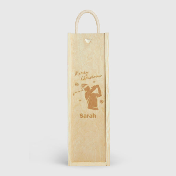 Merry Christmas Alcohol Gift Box - Golf Swing