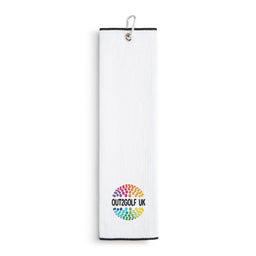 Out 2 Golf Tri-Fold Microfibre Towel
