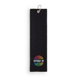 Out 2 Golf Tri-Fold Microfibre Towel