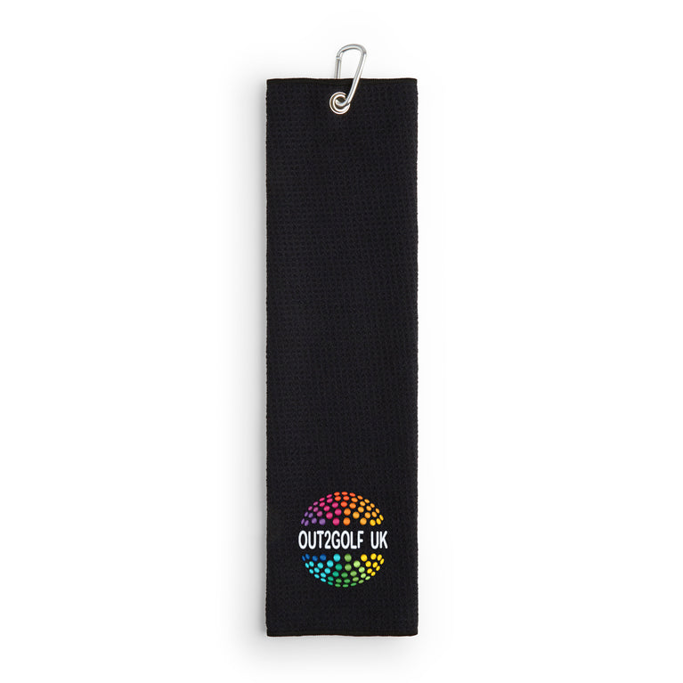 Out 2 Golf Tri-Fold Microfibre Towel
