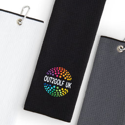 Out 2 Golf Tri-Fold Microfibre Towel