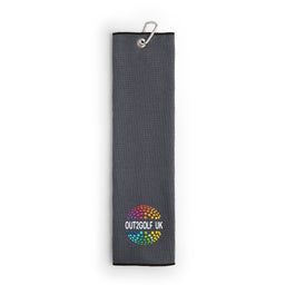 Out 2 Golf Tri-Fold Microfibre Towel