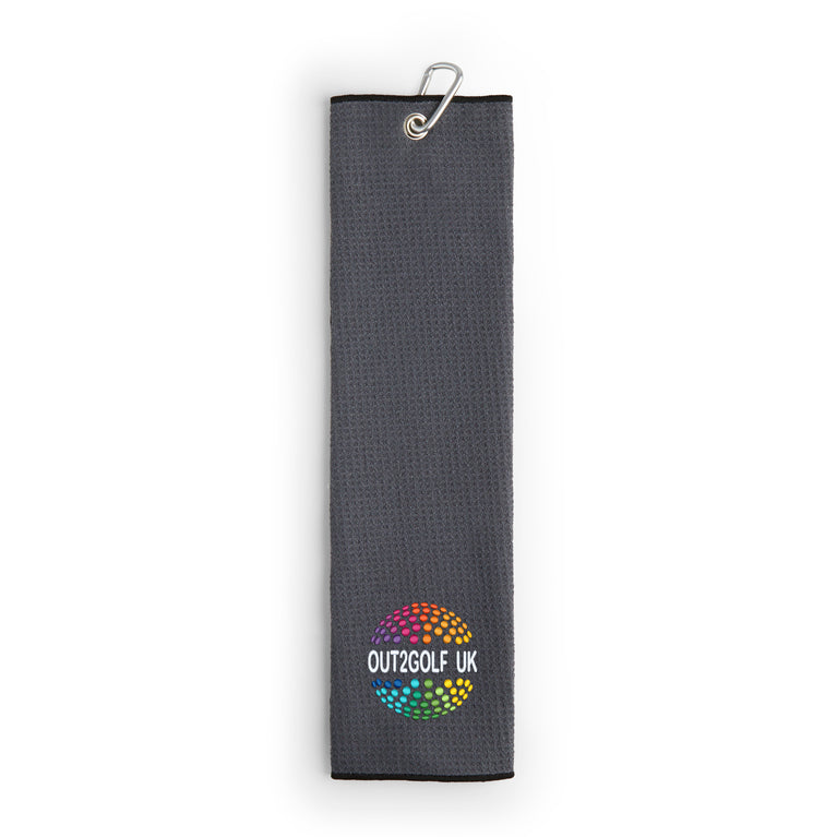 Out 2 Golf Tri-Fold Microfibre Towel