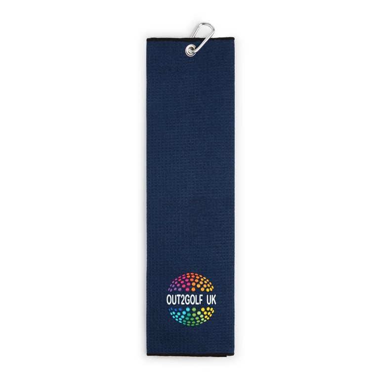 Out 2 Golf Tri-Fold Microfibre Towel