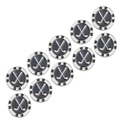 Metal Poker Chip with Marker - Pack of 5