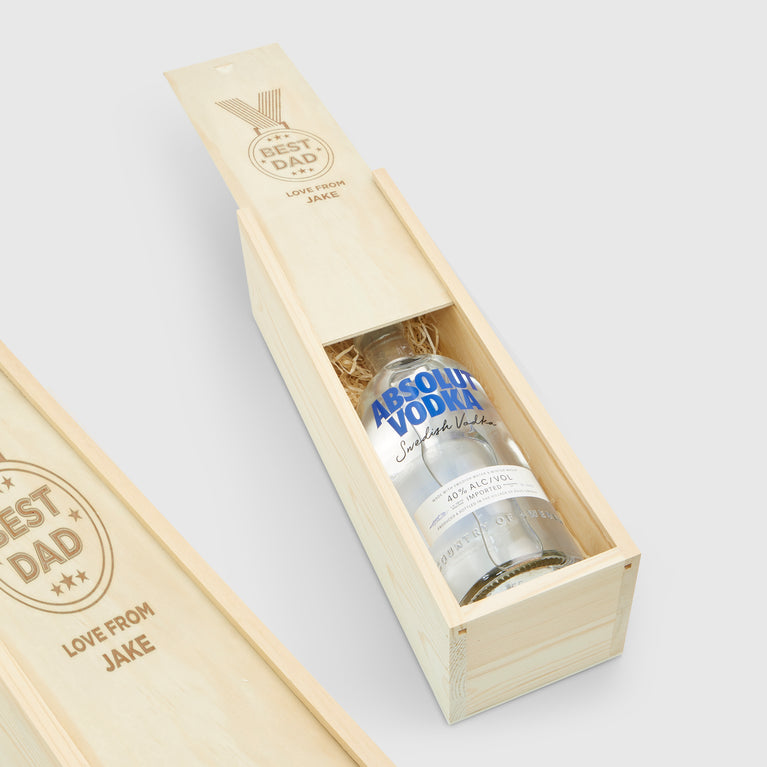 Best Dad Medal Alcohol Gift Box