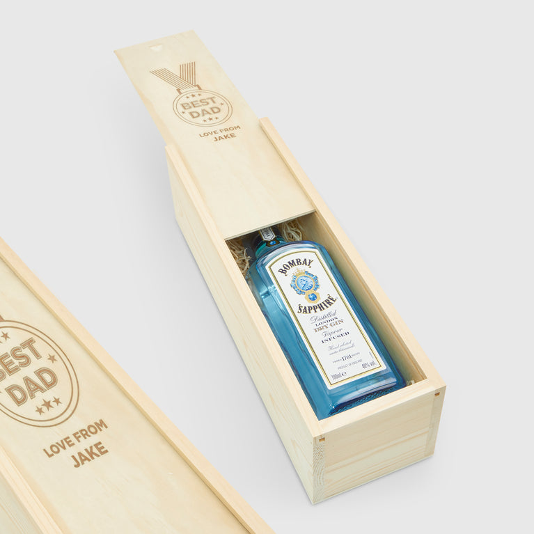 Best Dad Medal Alcohol Gift Box
