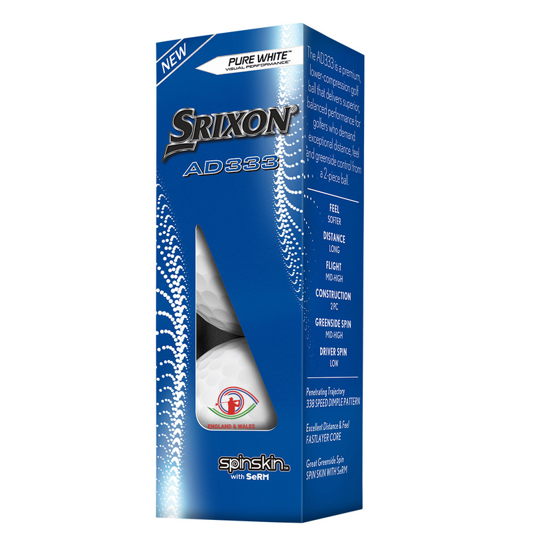 EWBG Srixon AD333 12 Golf Ball Pack