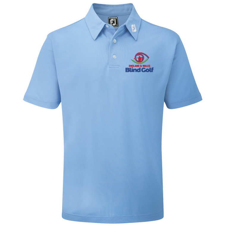 EWBG FootJoy Men's Stretch Pique Solid Colour Golf Polo Shirt