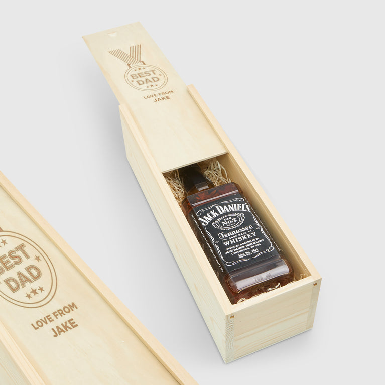 Best Dad Medal Alcohol Gift Box
