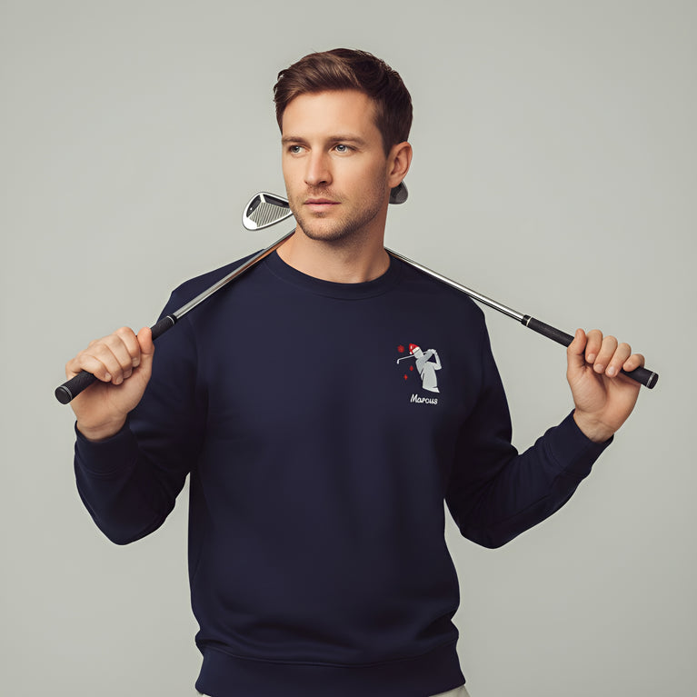 Golf Swing Christmas Sweatshirt