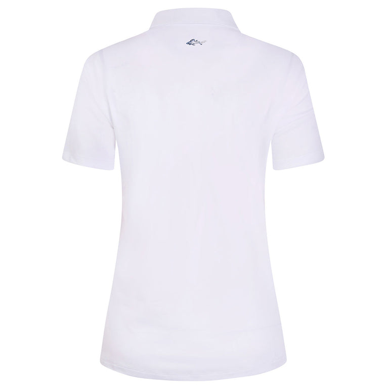 Broome Manor Greg Norman Ladies Shark Logo Golf Polo Shirt