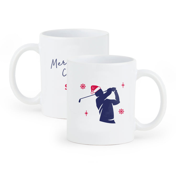 Mug - Christmas Golf Swing