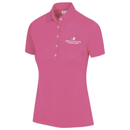 Golf Kingdom Greg Norman Ladies Shark Logo Golf Polo Shirt