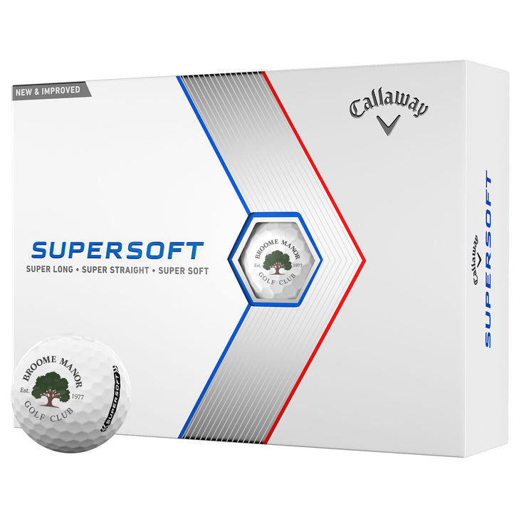 Broome Manor Callaway Supersoft 12 Golf Ball Pack