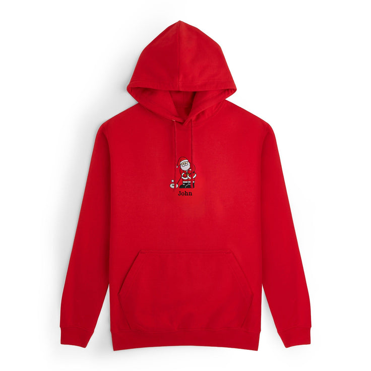 Golfing Santa Christmas Hoodie