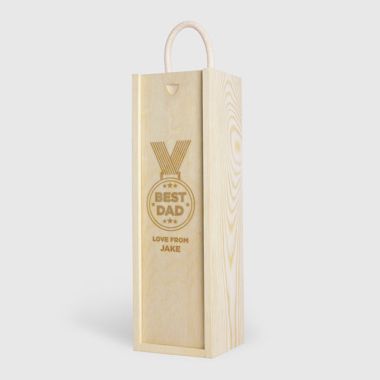 Best Dad Medal Alcohol Gift Box