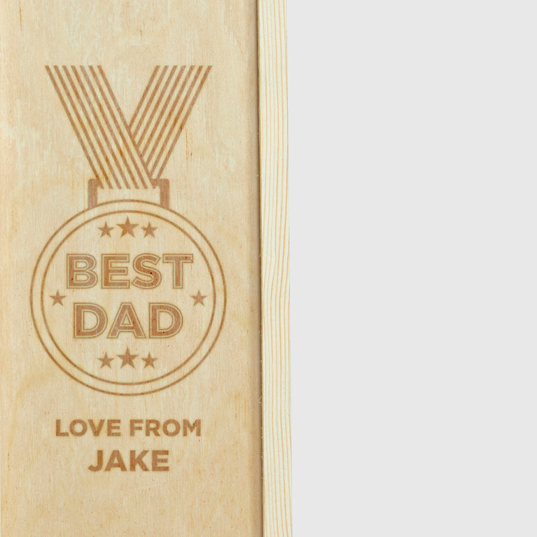 Best Dad Medal Alcohol Gift Box